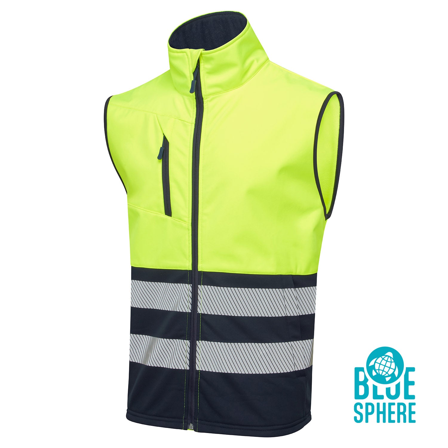 Essentials Hi Vis Eco Coolair Softshell Gilet