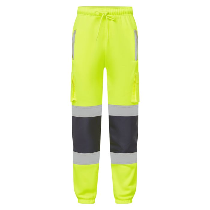 Hi Vis 2 Tone Jogging Bottoms