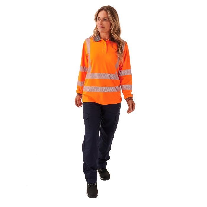 Ladies Hi Vis Jaya Birds Eye Polo