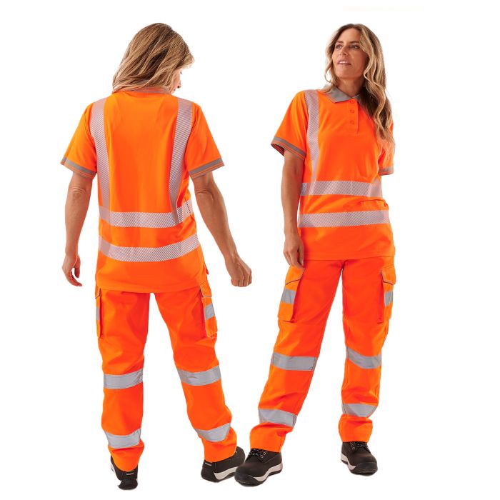 Ladies Hi Vis Savannah Birds Eye Polo