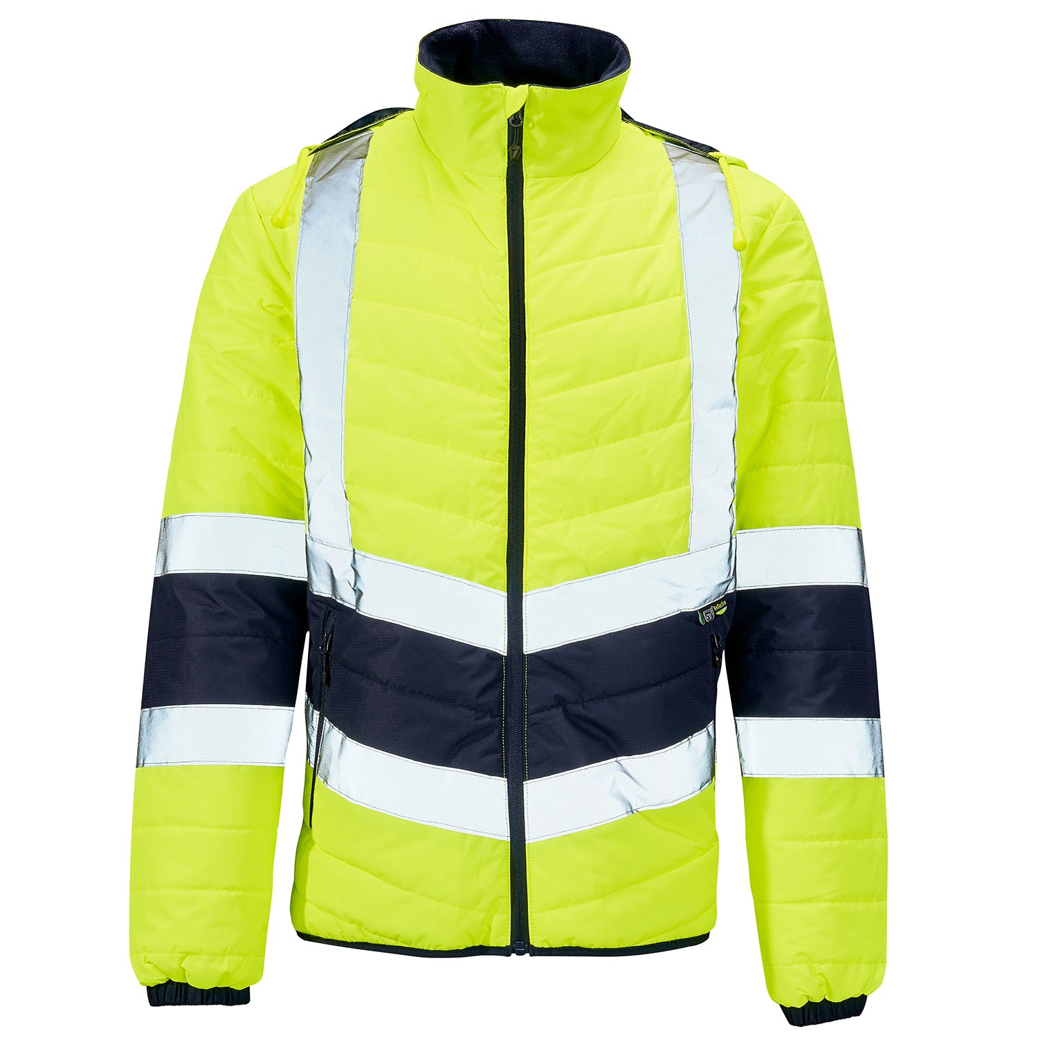 Supertouch Hi Vis  2 Tone Puffer Jacket