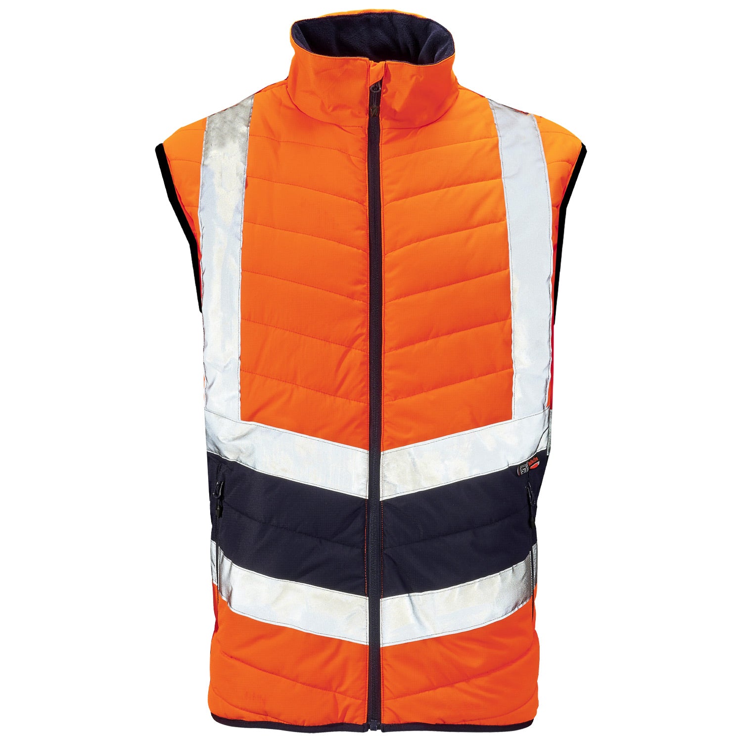 Supertouch Hi Vis  2 Tone Puffer Bodywarmer