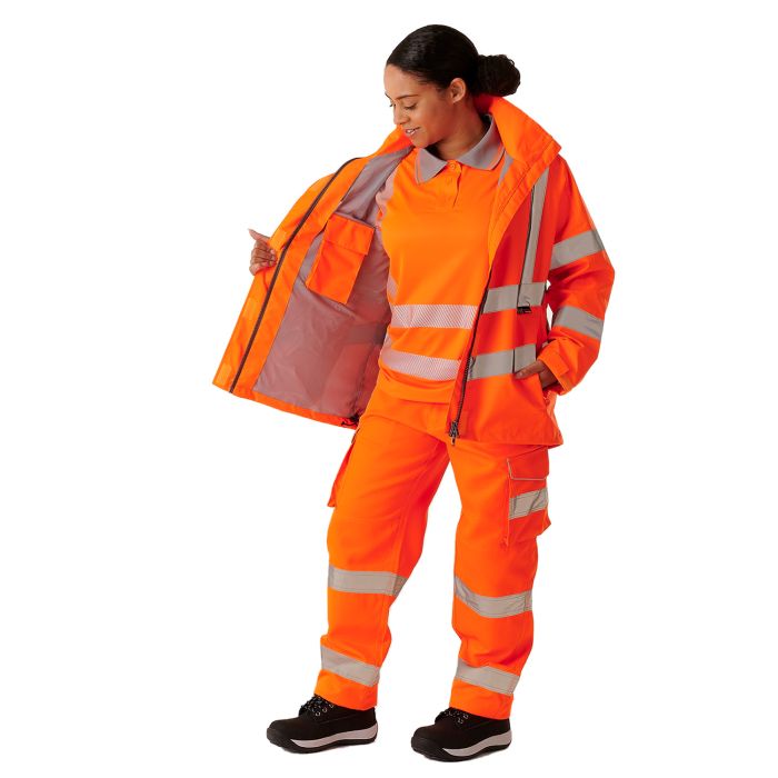 Ladies Hi Vis Sophia Lightweight Jacket