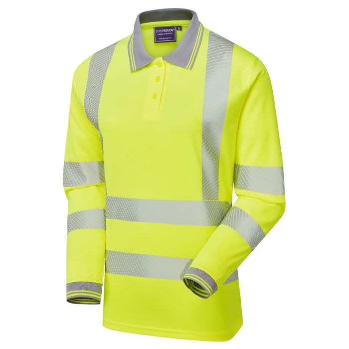 Ladies Hi Vis Jaya Birds Eye Polo