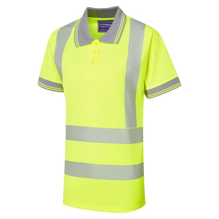 Ladies Hi Vis Savannah Birds Eye Polo