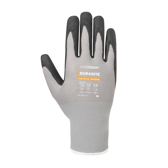 Duranite 15G Nitrile Micro Foam Grey
