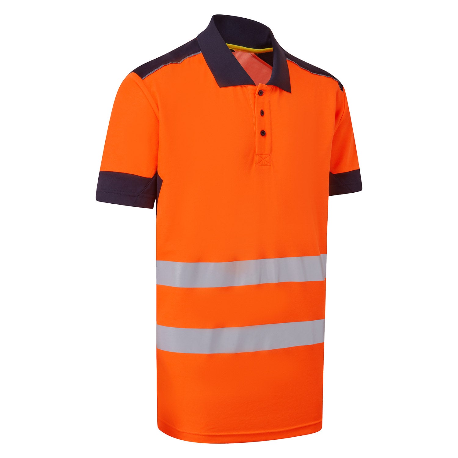 System Hi-Vis Eco Cotton Cool Short Sleeve Polo