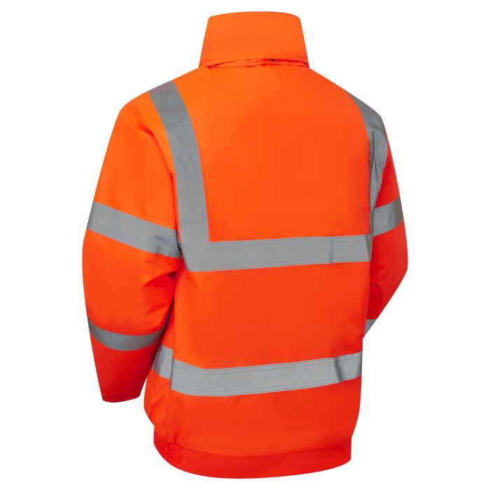 Supertouch Hi Vis Eco Winter Padded Orange Bomber Jacket
