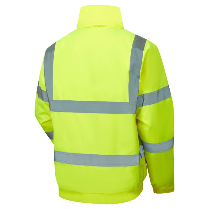 Supertouch Hi Vis Eco Winter Padded Orange Bomber Jacket