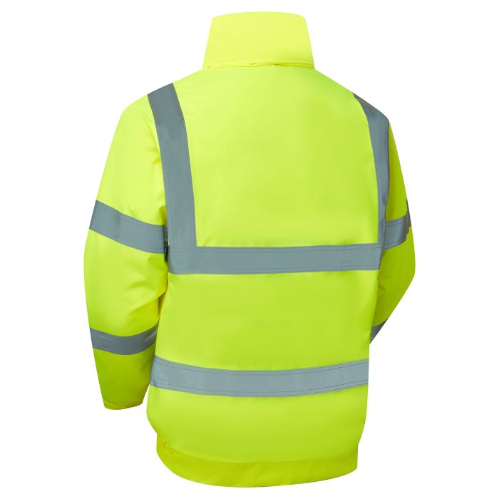 Supertouch Hi Vis Eco Winter Padded Orange Bomber Jacket